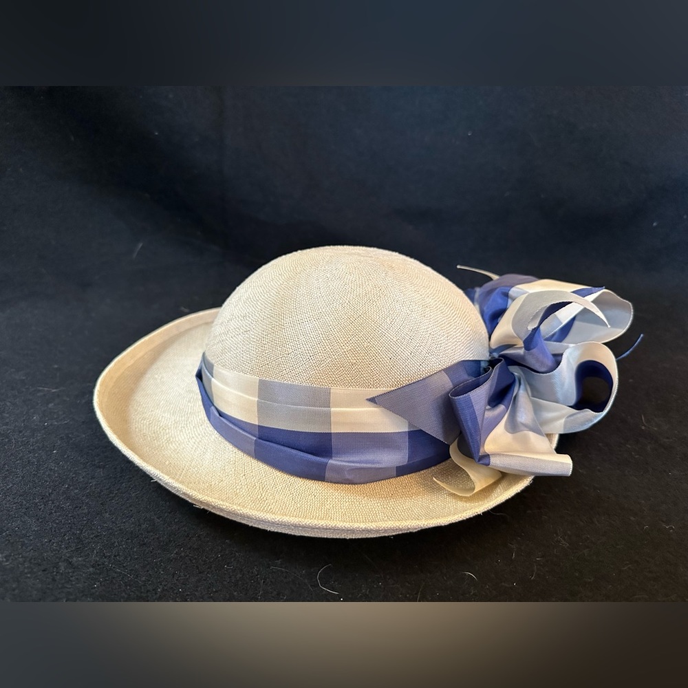 VINTAGE Frank Olive Women’s Straw Hat. Size 21 1/4”